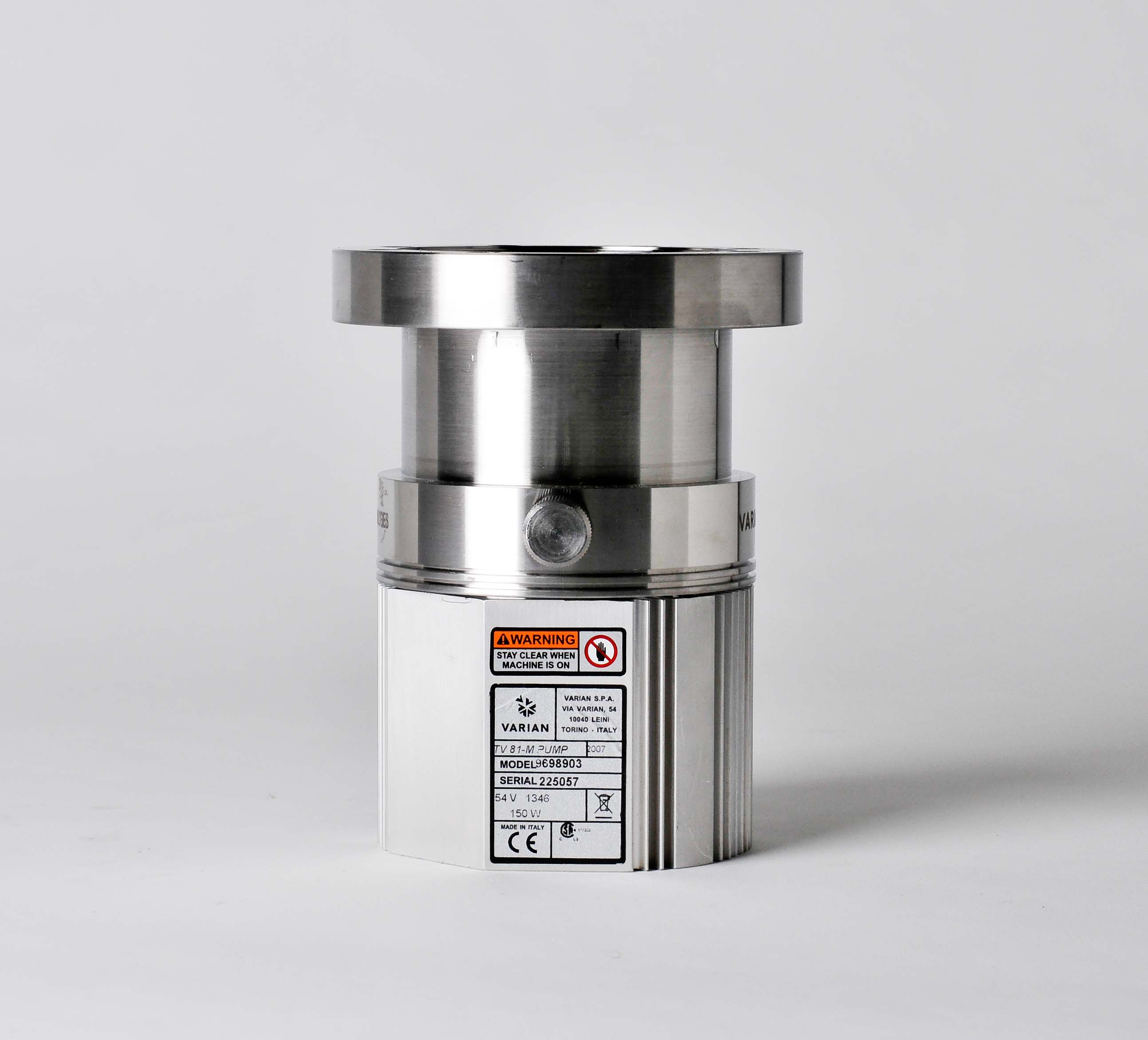 Varian Turbo V 81 M Turbo Pump, CFF 2.75", 9698904, R